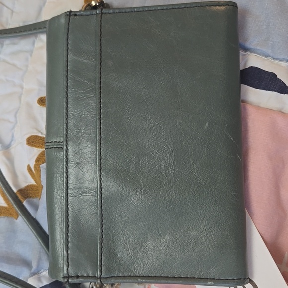 Hobo Jetty Crossbody Purse in Bottle Green - Picture 3 of 8